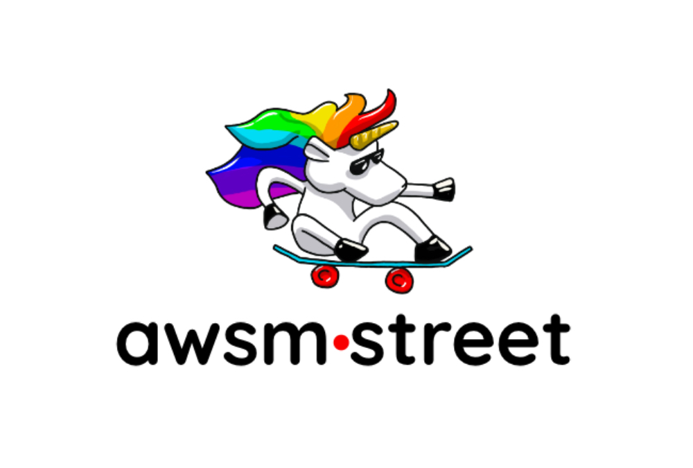 Awsm Street Skateboarding Unicorn brand