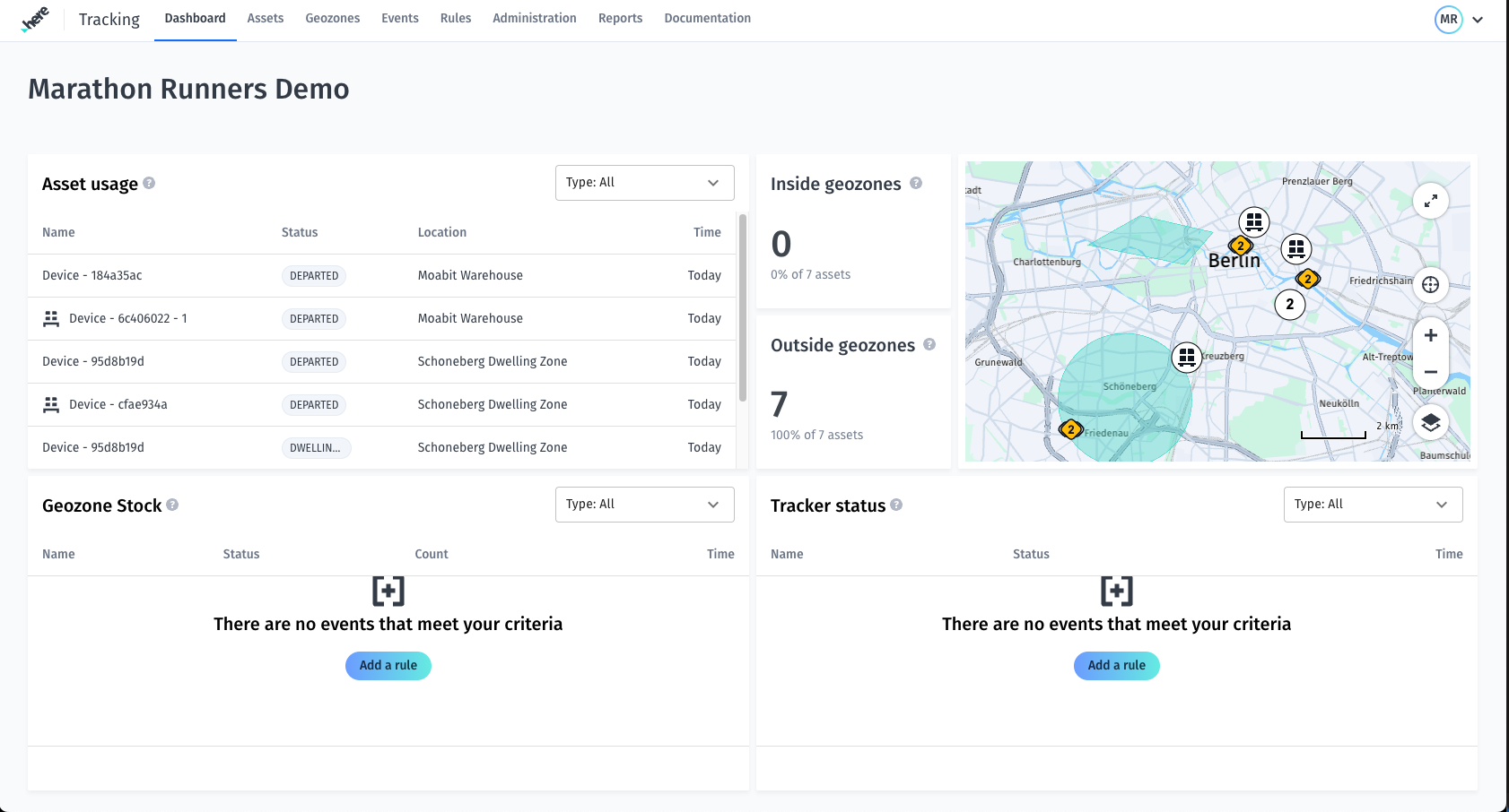 Real-time IoT Tracking